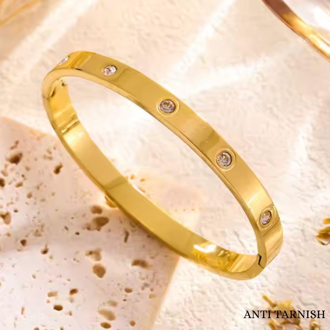 Studded C Bracelet