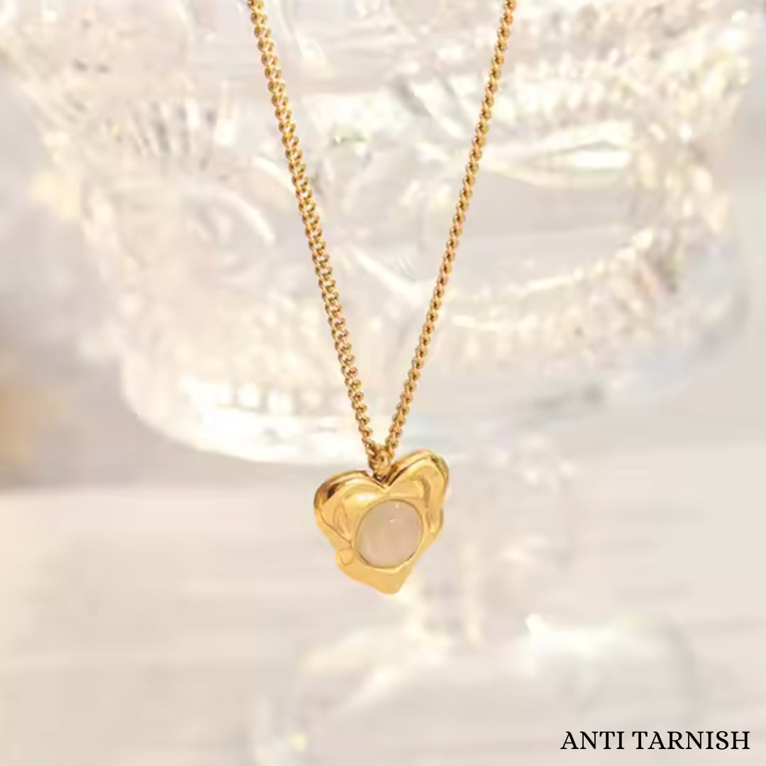 Heart Peach Diamond
