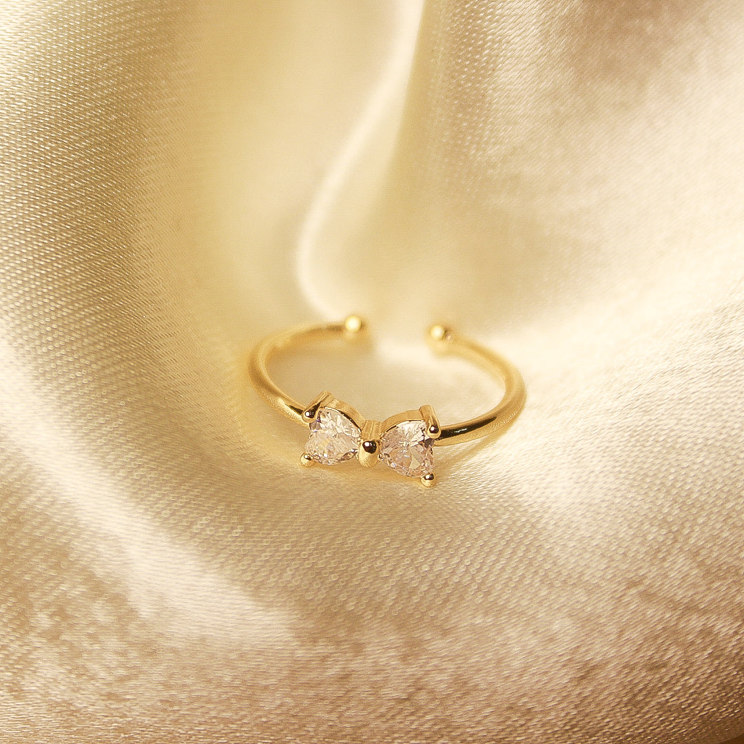 Single Bow Adjustable Ring