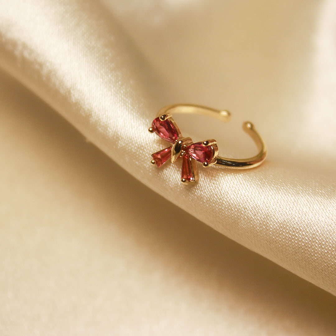 Merganta Bow Adjustable Ring
