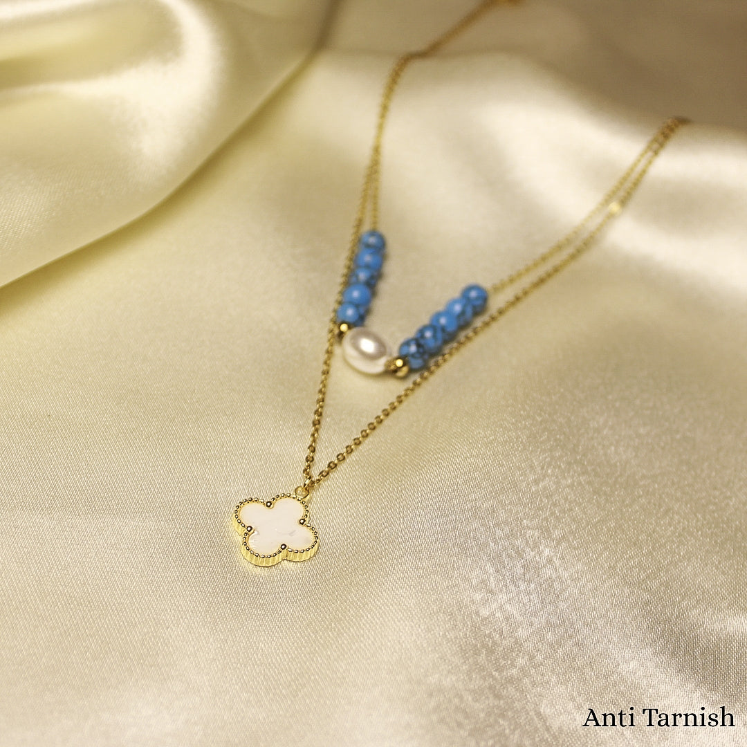 Blue and White Clover