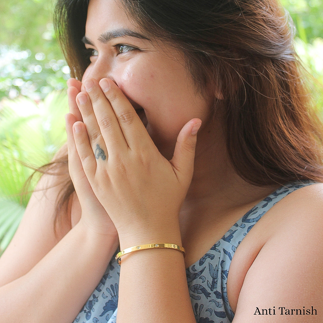 Studded C Bracelet