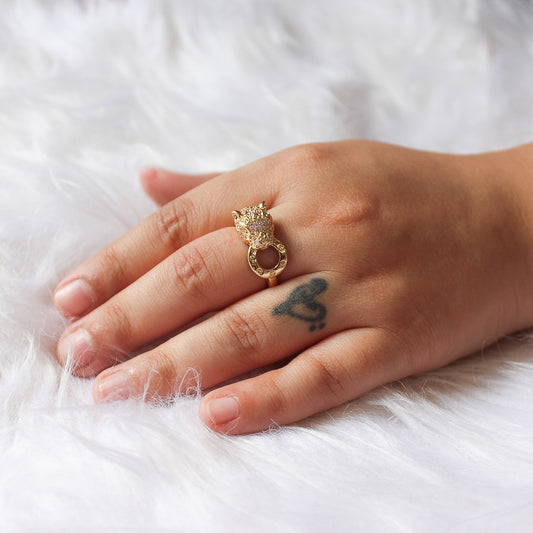 Wild Elegance Jaguar Ring