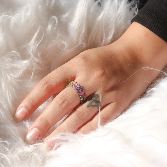 Colourful Adjustable Ring