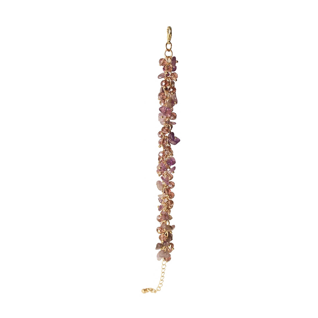 Lavender Crystal Bracelet