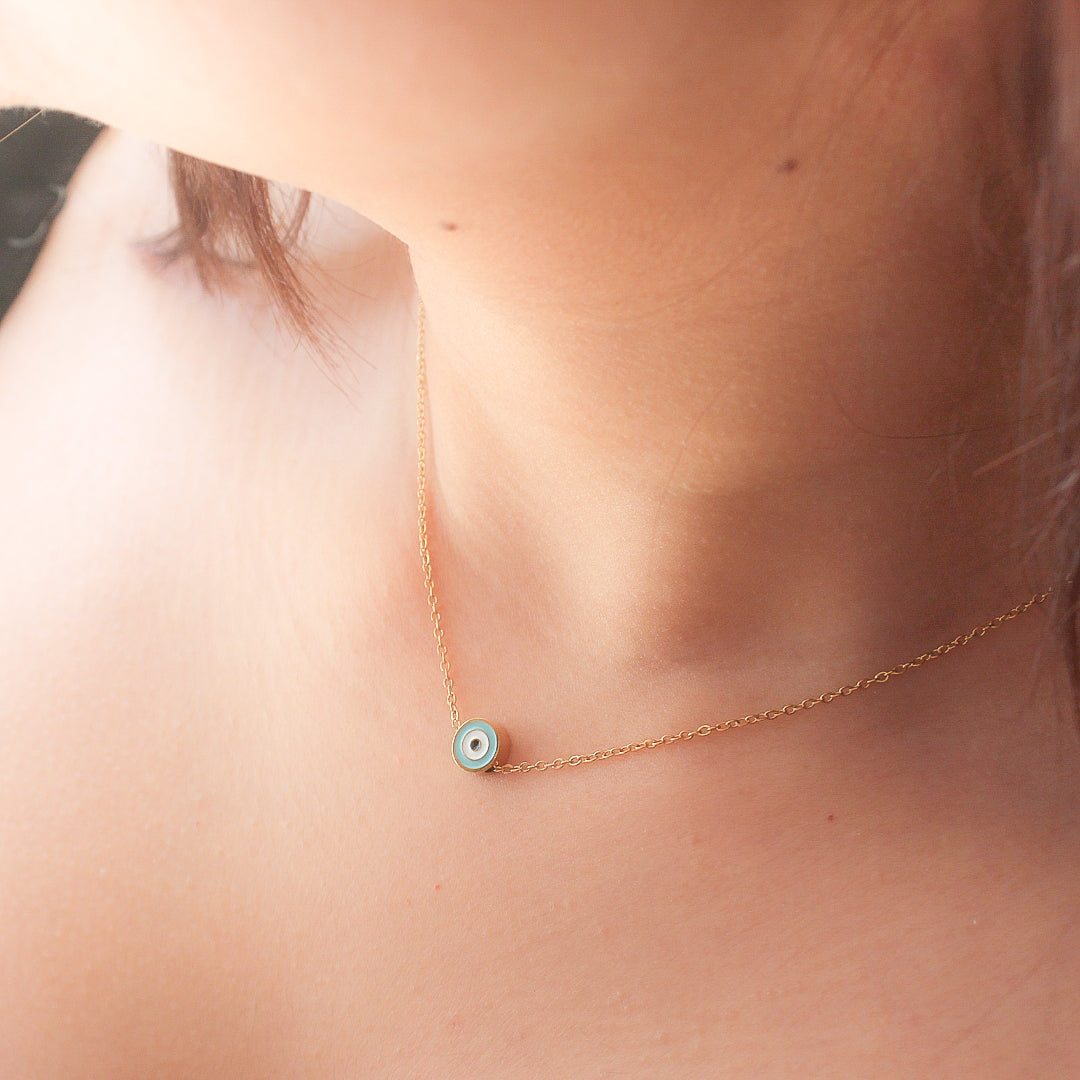 Light blue evil eye