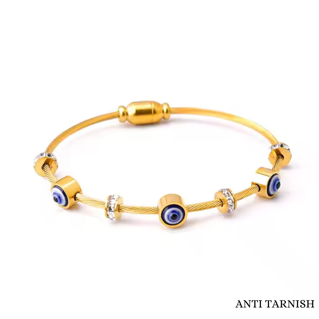 Dark blue evil eye bracelet