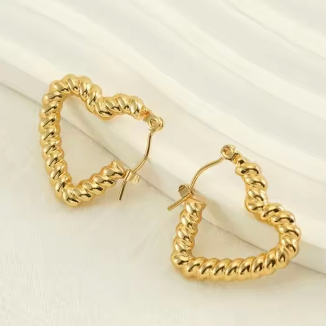 Spring Heart Earrings