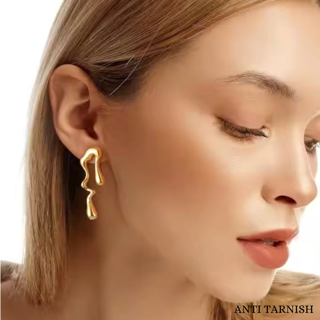 Melt Golden Earrings
