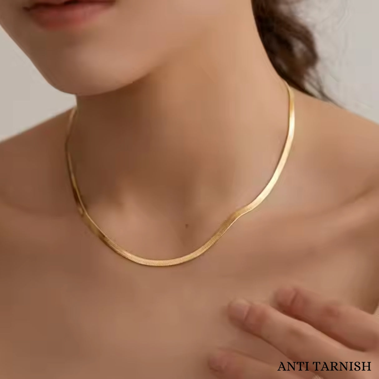Gold Plain chain