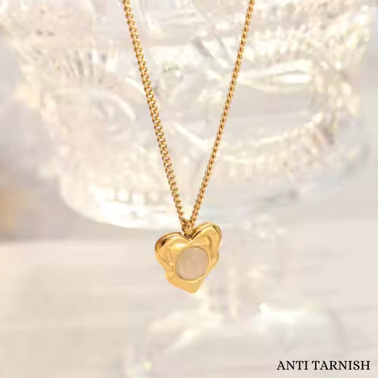 Heart Peach Diamond