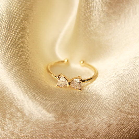 Single Bow Adjustable Ring