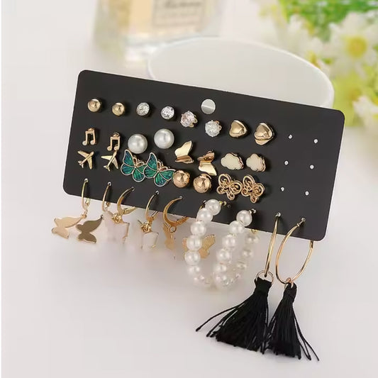 Combo set of 17 Earrings