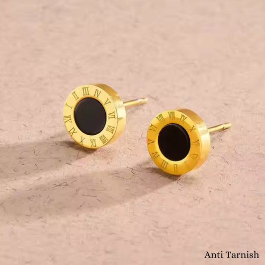 Black Numeric earrings