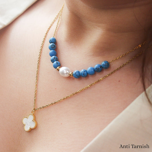 Blue and White Clover