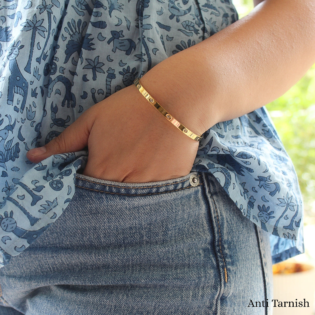 Studded C Bracelet