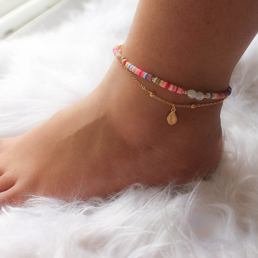 Multi Colour Anklet