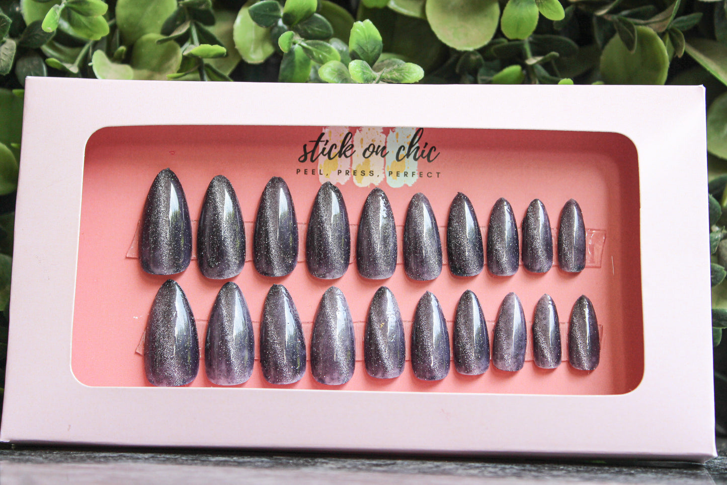 Black Cat Eye Nails