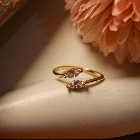 Enchanted Emerald Adjustable Ring