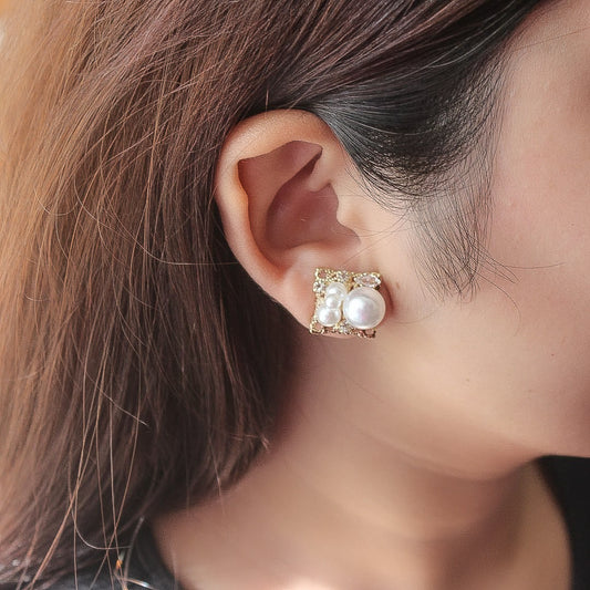 Square Chic Studs