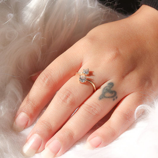 Diamond Adjustable Ring