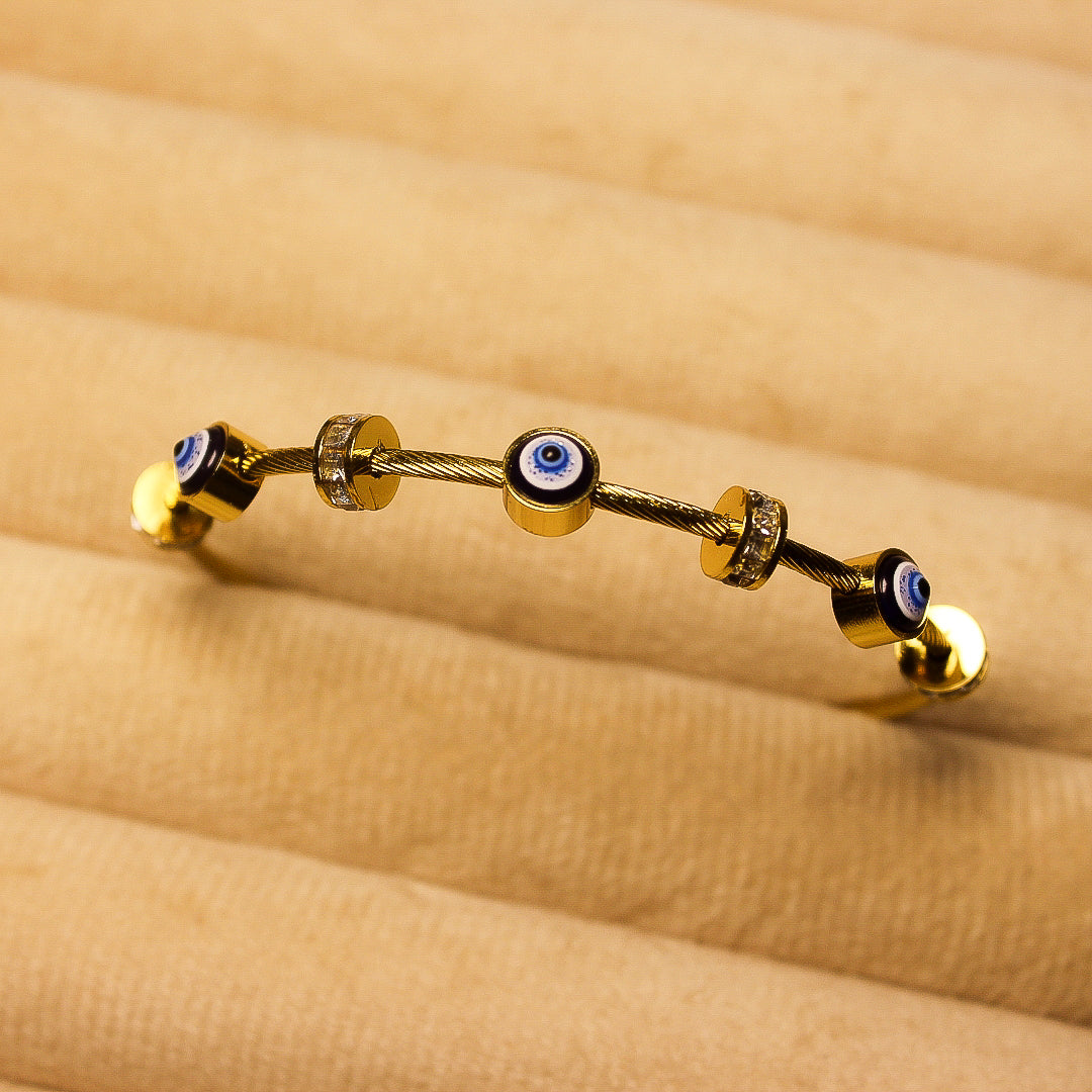 Dark blue evil eye bracelet