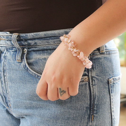 Pink Crystal Bracelet
