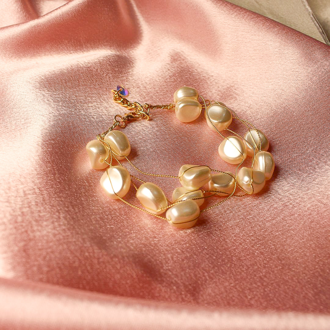 White beads bracelet
