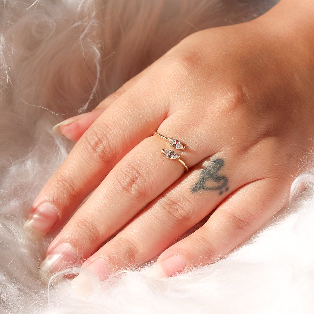 Enchanted Emerald Adjustable Ring