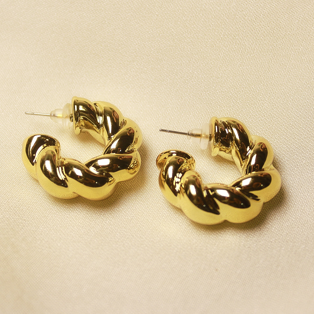 Looped Golden Earrings