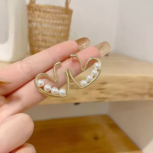 Half Heart Earrings