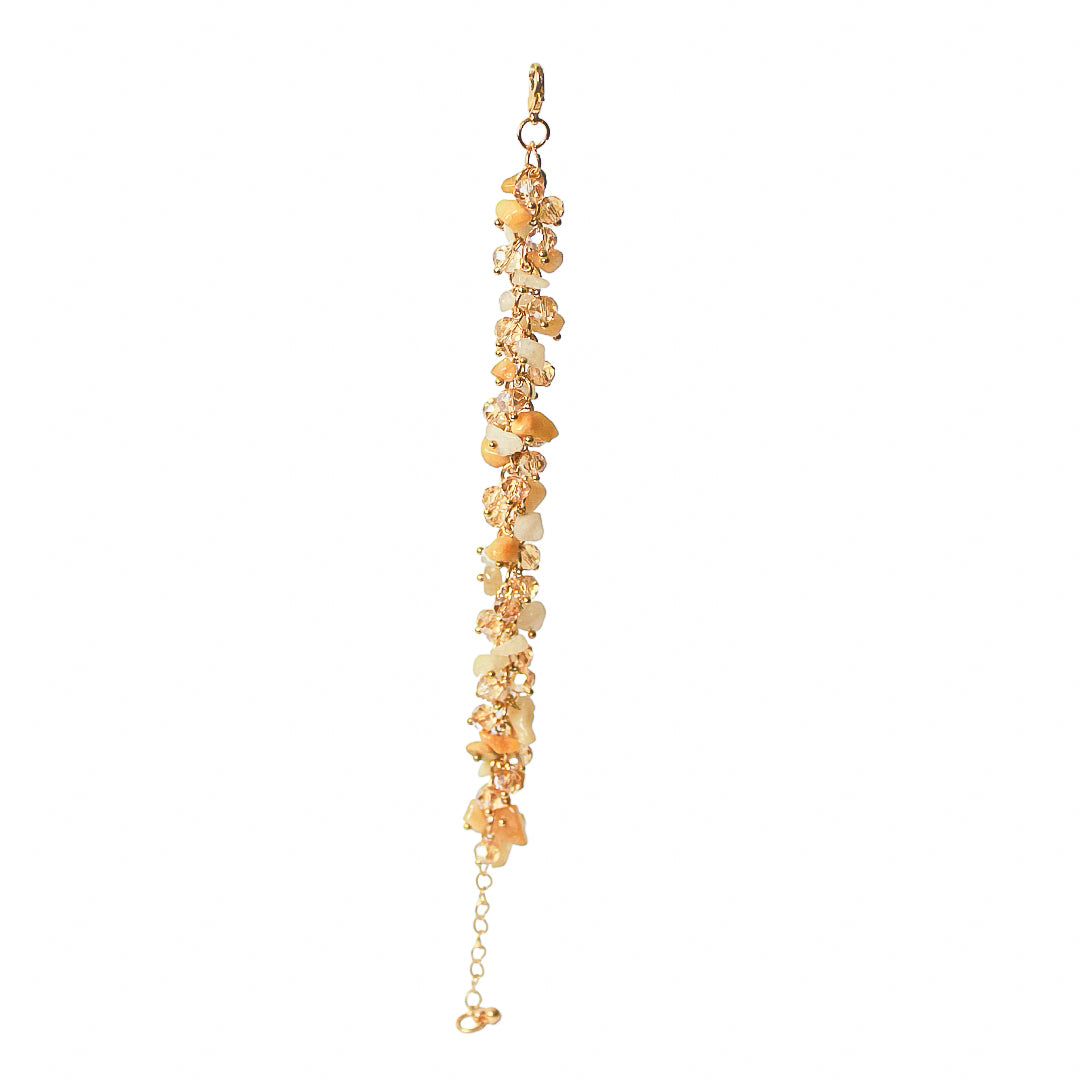 Peach Crystal Bracelet