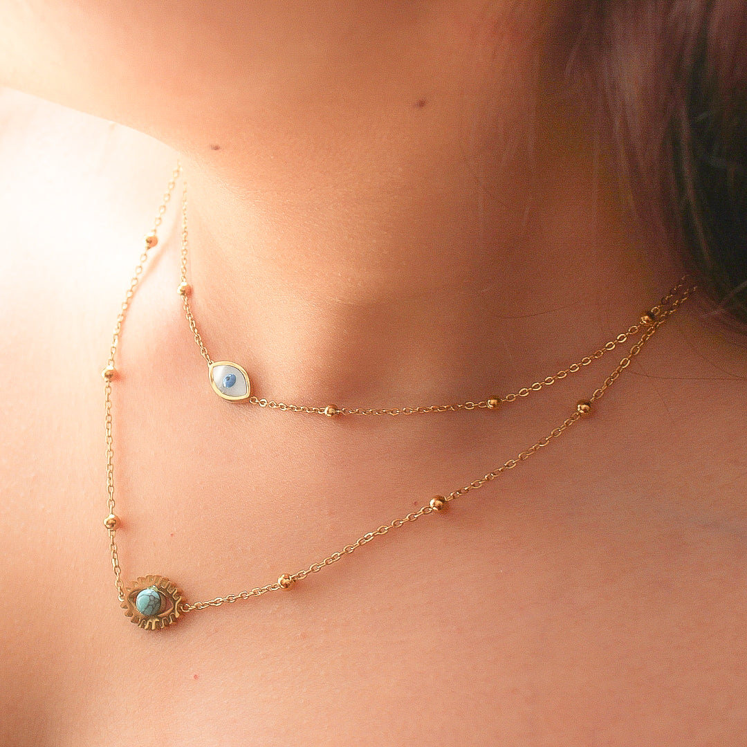Double layer evil eye