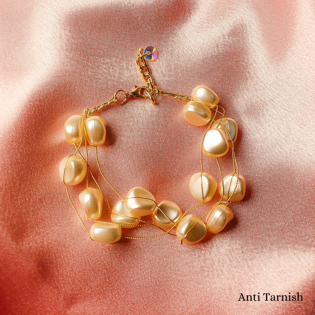 White beads bracelet